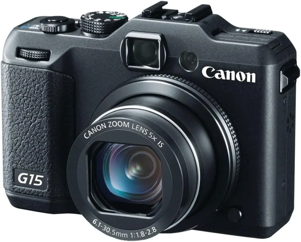 Canon PowerShot G15 Compact Camera 12.1 MP 1/1.7 Inch CMOS 4000 x 3000 Pixels Black – Digital Cameras (12.1 MP, 4000 x 3000 Pixels, CMOS, 5X, Full HD, No. ir)