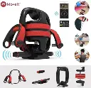  Move It Smart 4-in-1 Compact Gym - all in one fitness equipment for effective cardio and endurance training - Black Black/Red 